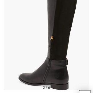 Tory Burch Marsden Over the Knee Boot (Calf leather/Stretch)